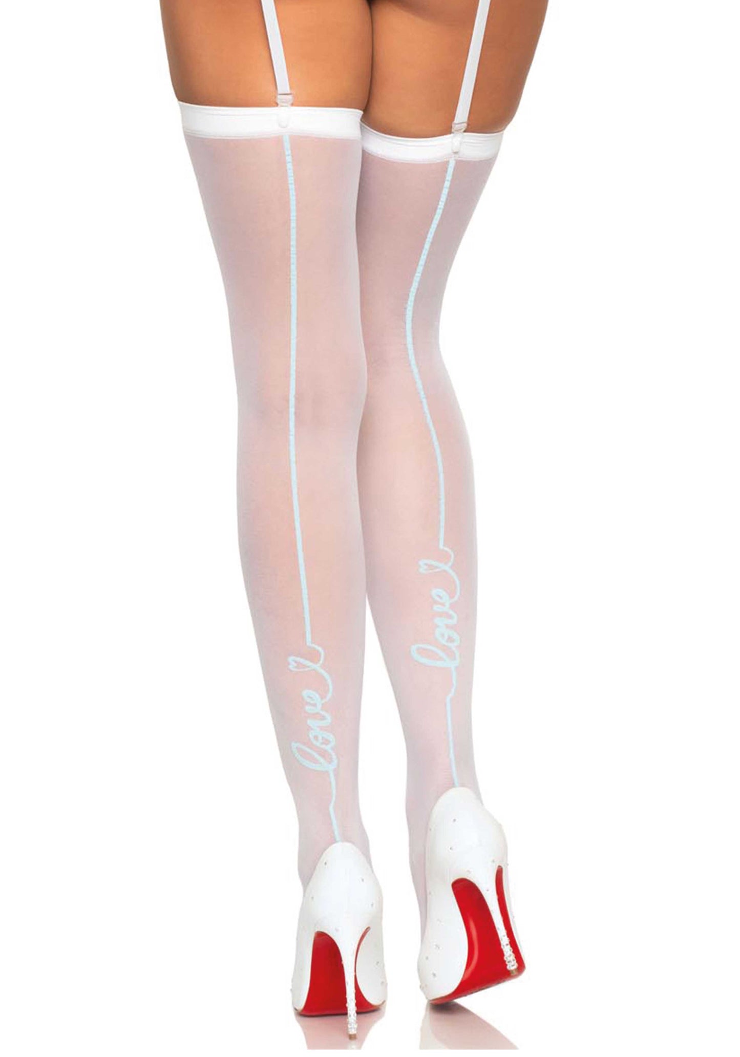 Lacy Bliss™ True Love Backseam Stockings Leg Avenue Hosiery