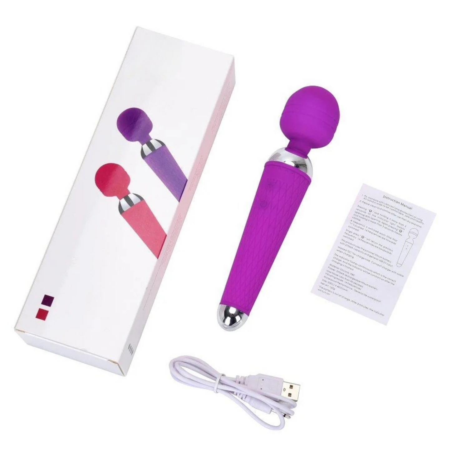The Magic Vibe Wand Vibrator Lacy Bliss