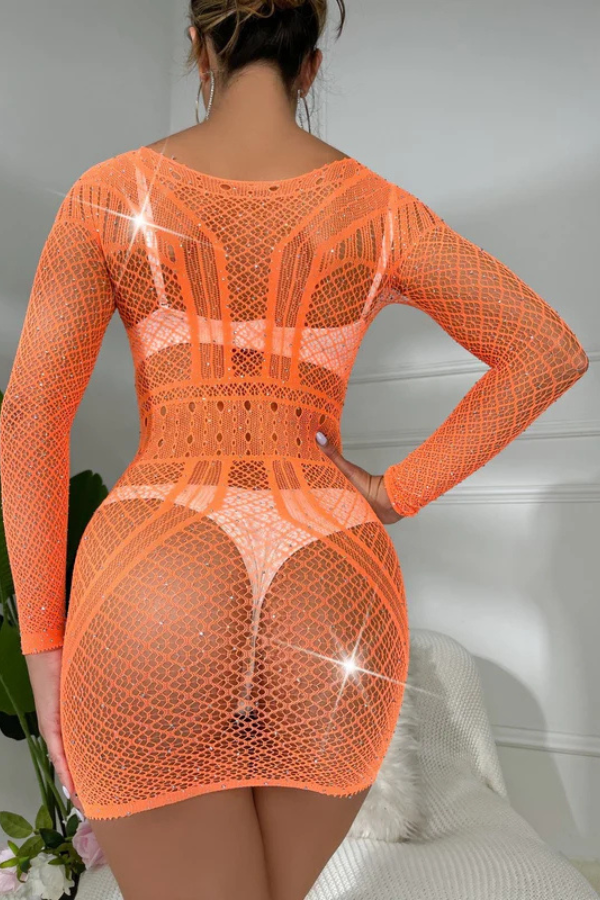 SparkleMesh Allure Bodysuit (7 Colors) Lacy Bliss