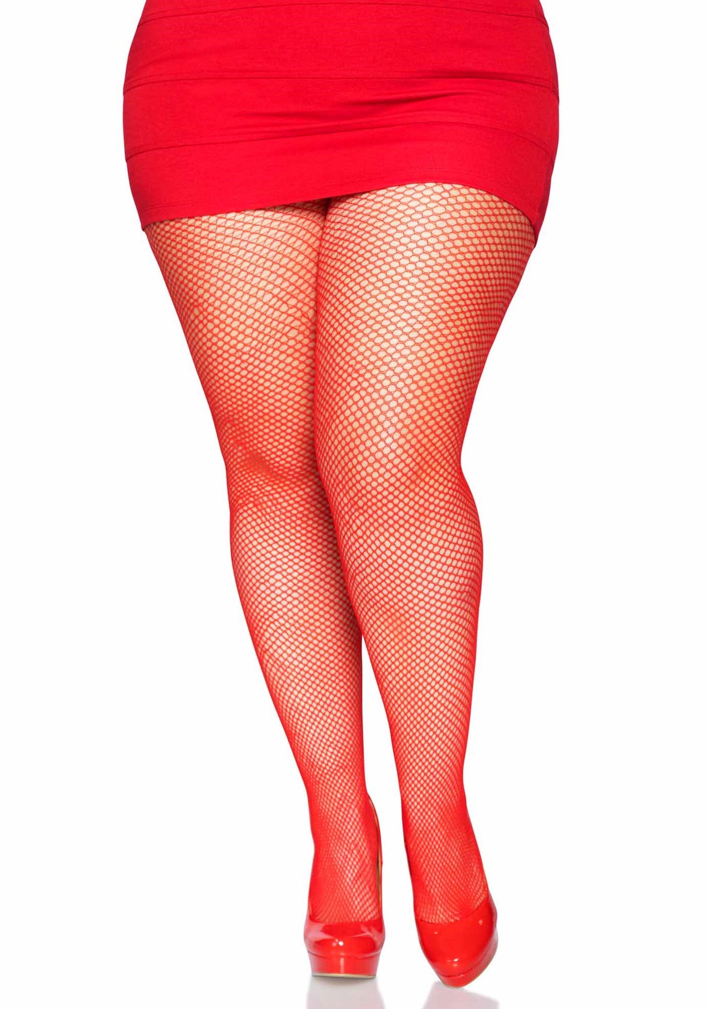 Lacy Bliss™ Plus Fishnet Pantyhose Leg Avenue Hosiery