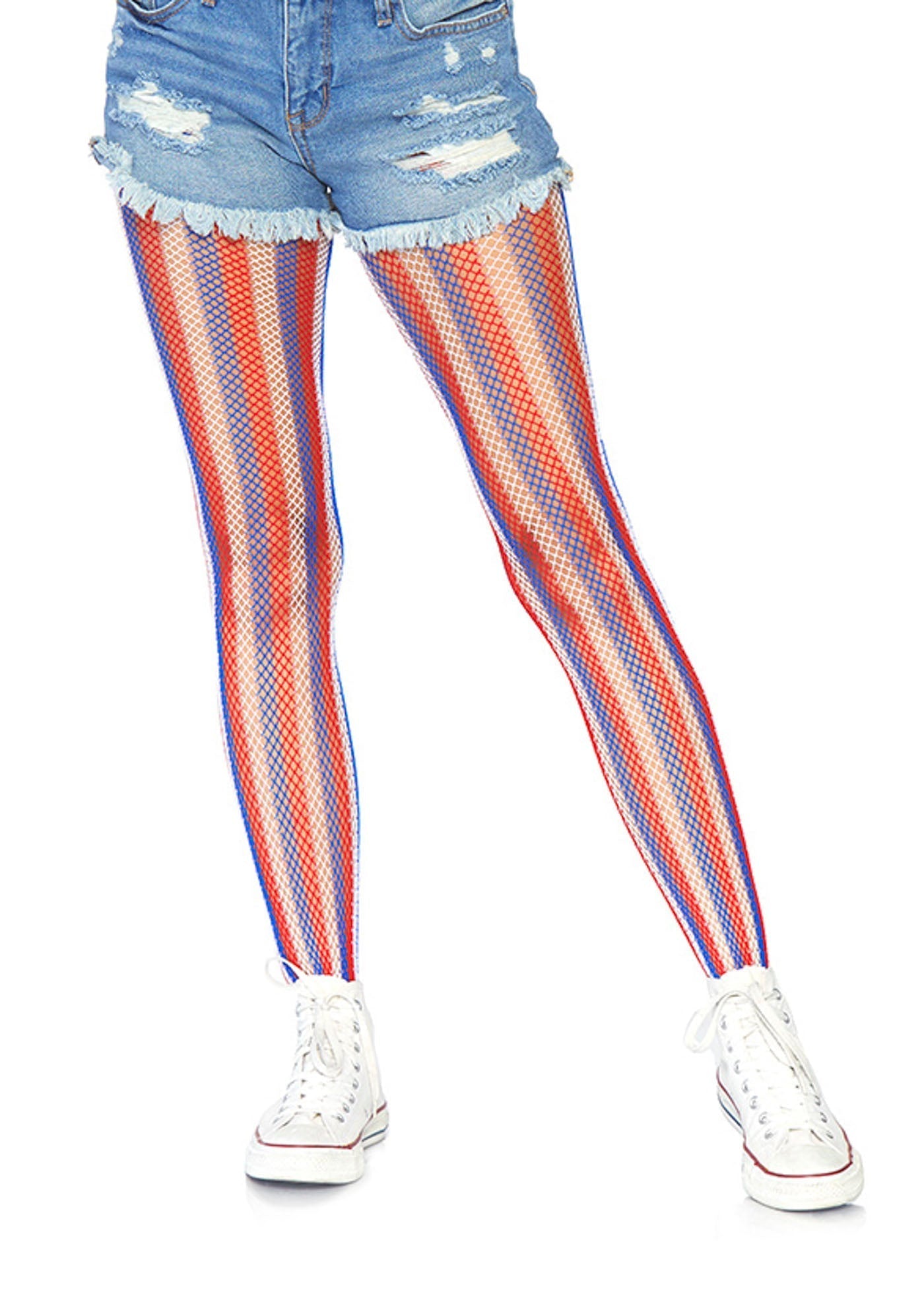 Lacy Bliss™ Americana Striped Pantyhose Leg Avenue Hosiery