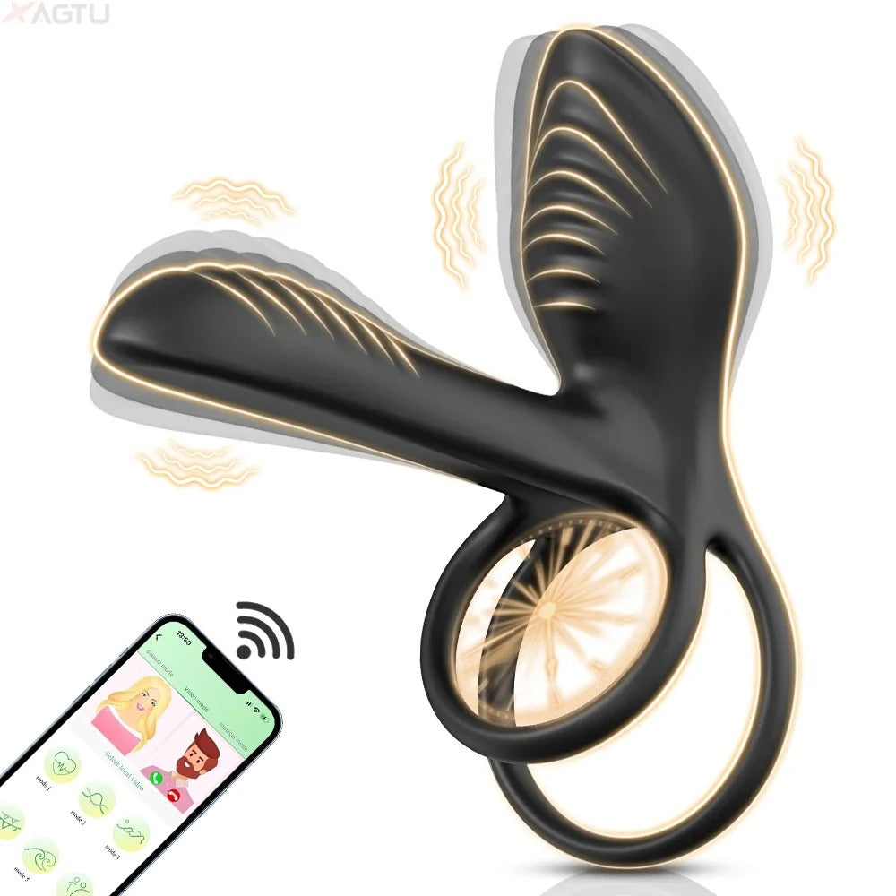 💥2025 Black Rose Ring-FLORAX 15° Curve Boost & Bloom Cock Ring-4 in 1 Couple Toy Penis Ring Nighty