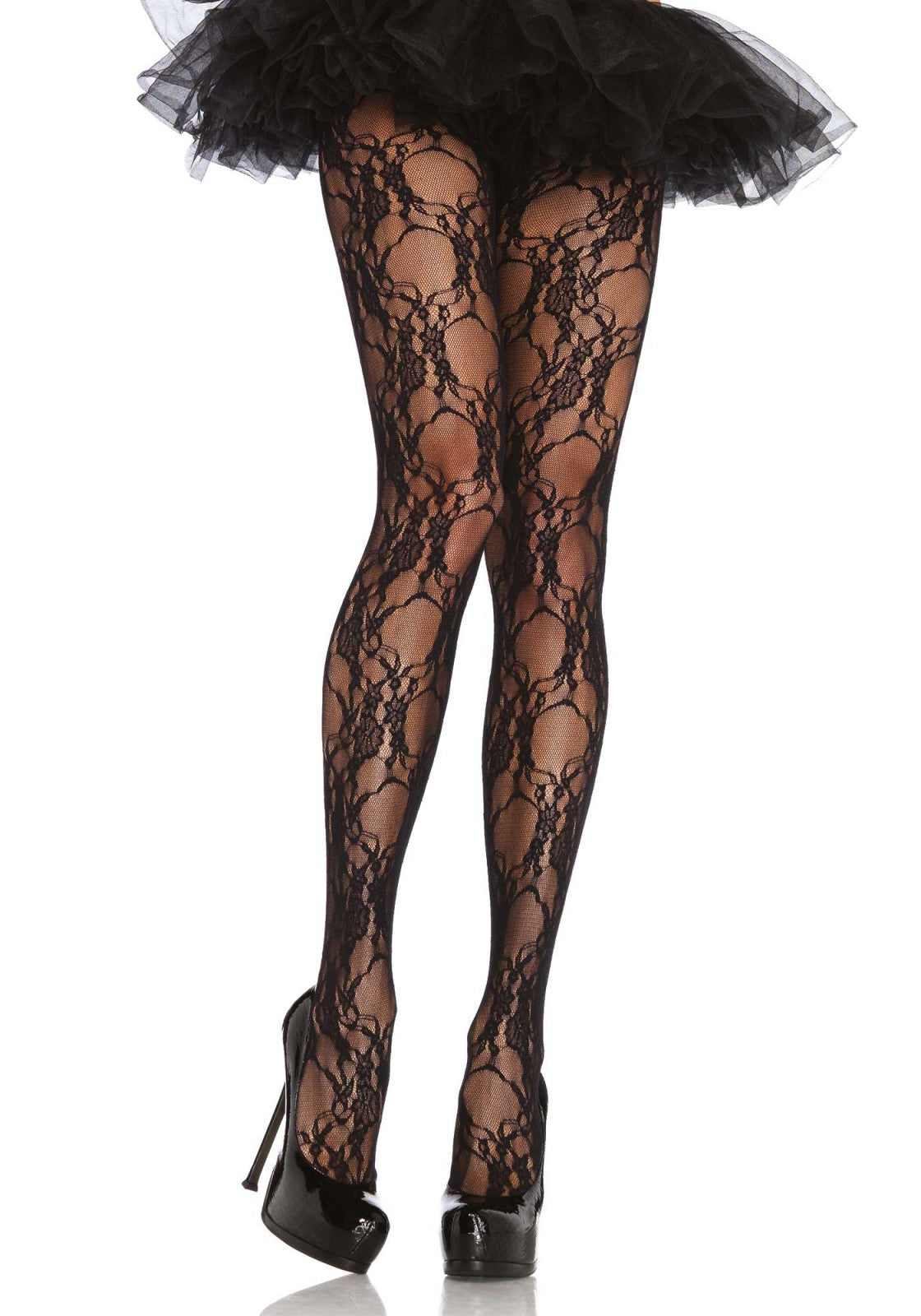 Lacy Bliss™ Floral Lace Pantyhose Leg Avenue Hosiery