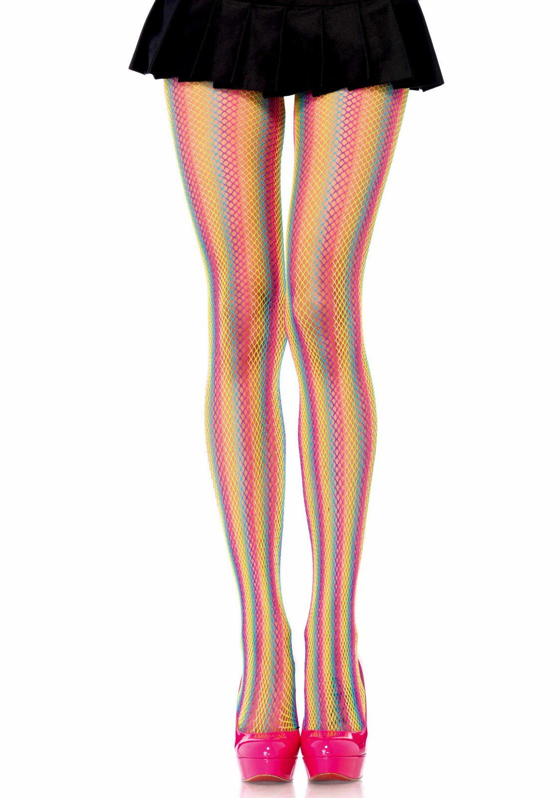 Lacy Bliss™ Rainbow Fishnet Pantyhose Leg Avenue Hosiery