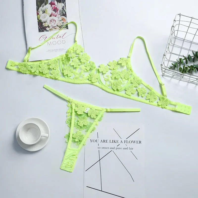 Soft Silken Kiss Bra Set Lacy Bliss0212 Lingerie & Intimates