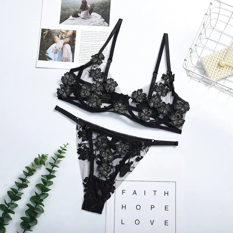 Soft Silken Kiss Bra Set Lacy Bliss0212 Lingerie & Intimates