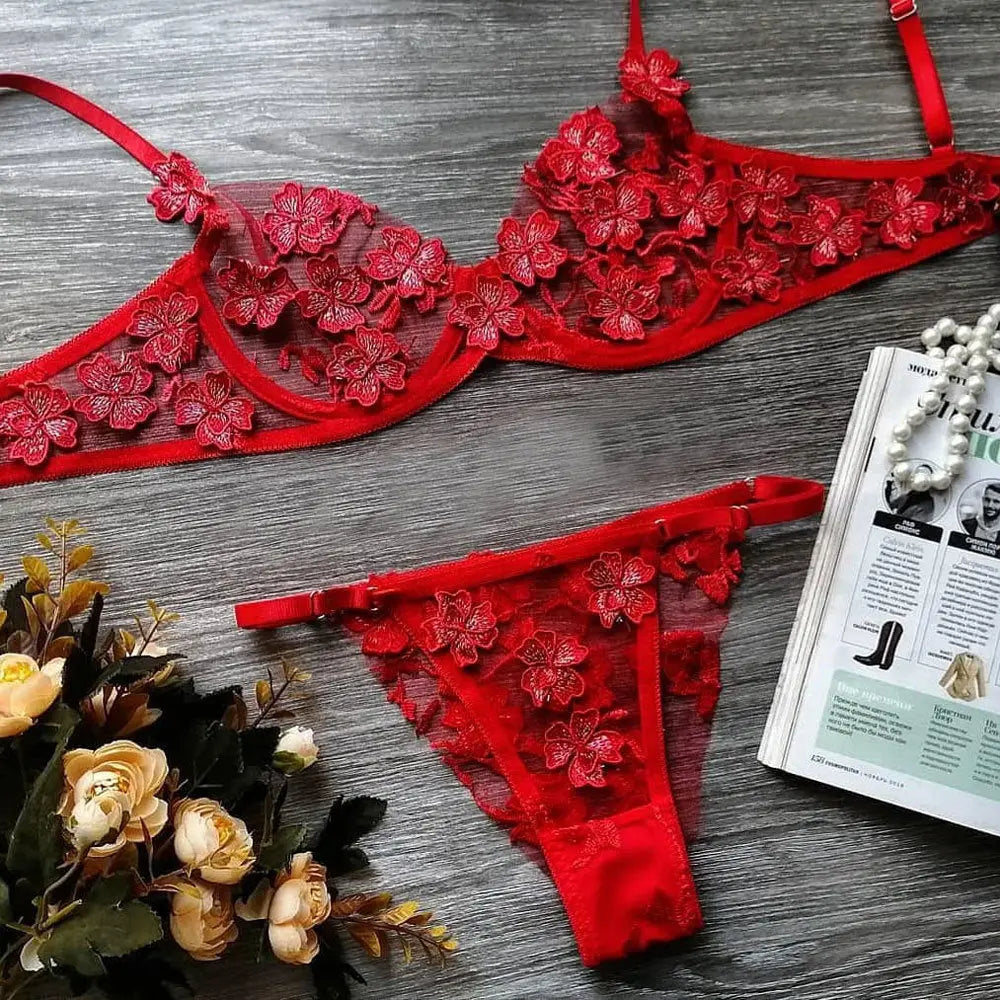 Soft Silken Kiss Bra Set Lacy Bliss0212 Lingerie & Intimates