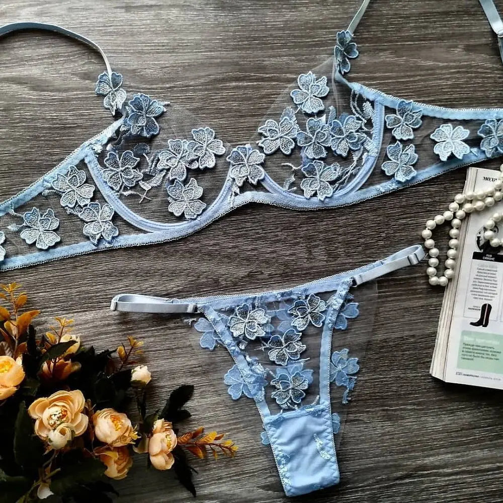 Soft Silken Kiss Bra Set Lacy Bliss0212 Lingerie & Intimates