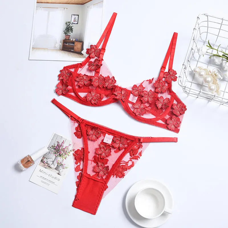 Soft Silken Kiss Bra Set Lacy Bliss0212 Lingerie & Intimates