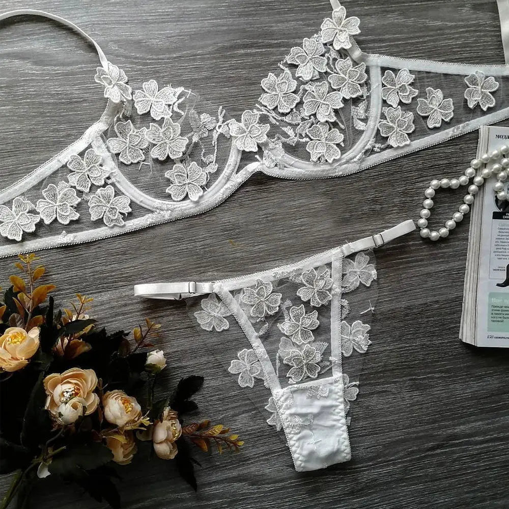 Soft Silken Kiss Bra Set Lacy Bliss0212 Lingerie & Intimates