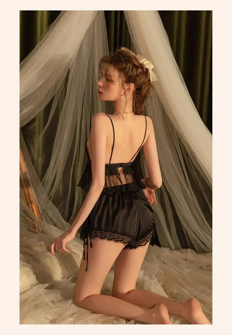 Heaven Got Another Angel Pajama Set Lacy Bliss0212 Sleeping Wear