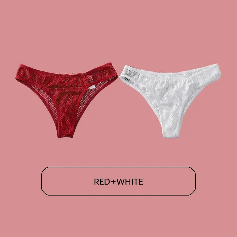 Reach Your Heart Panties Set Lacy Bliss Panties
