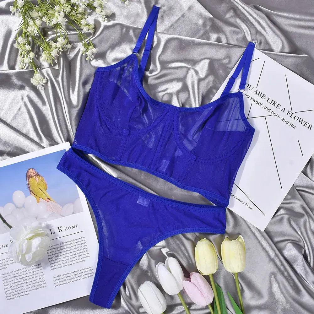 Shimmering Secrets Bra Set Lacy Bliss0212 Lingerie & Intimates