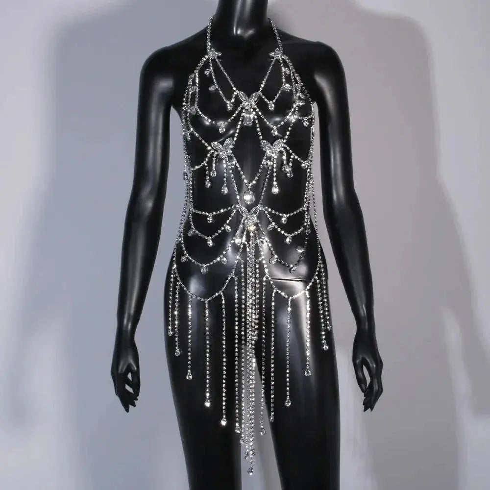 Lacy Bliss™ Fringed Butterfly Body Jewelry Maimoco Body Jewelry