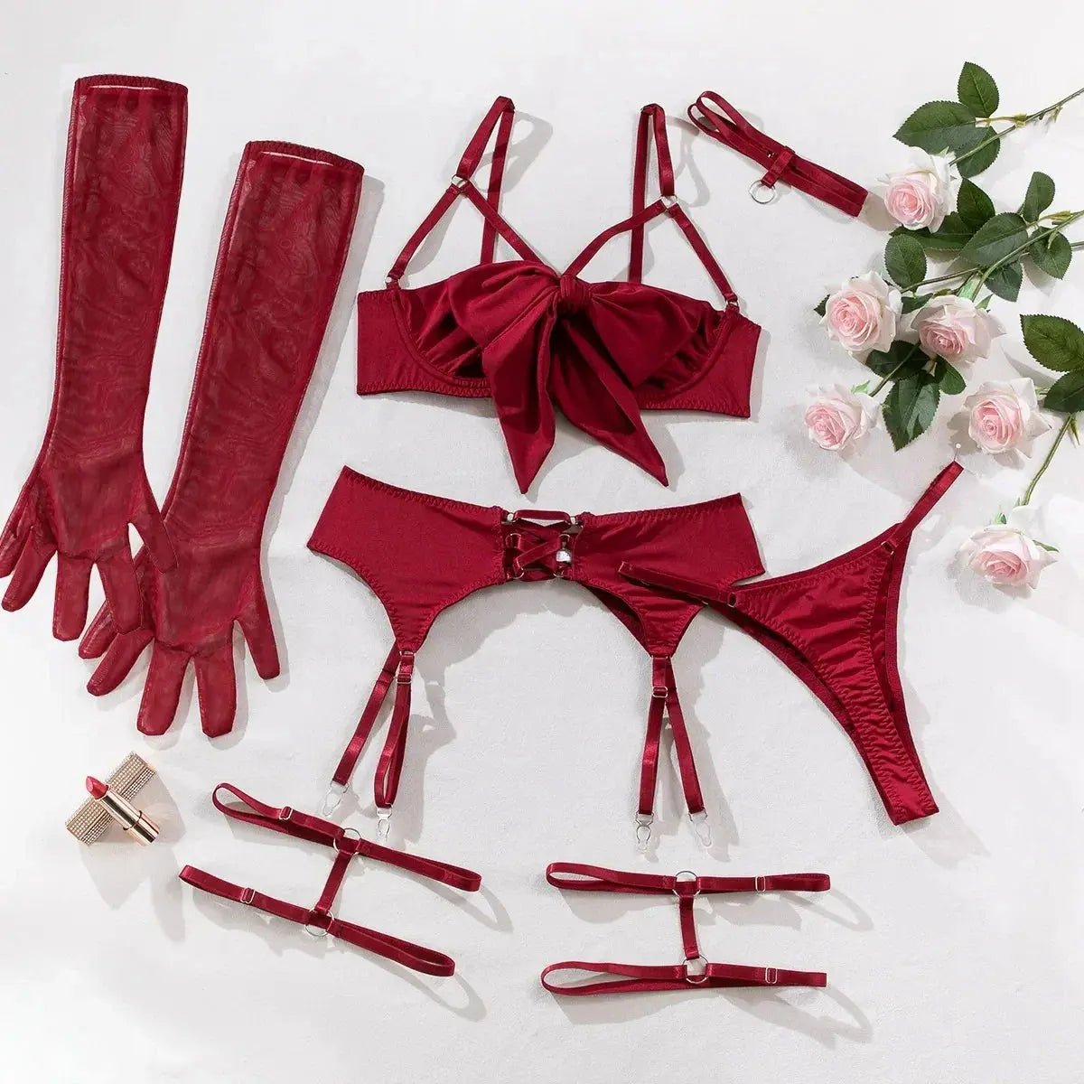LaycyNighty™ Elena Bowknot set Lacy Bliss0312 Lingerie Set