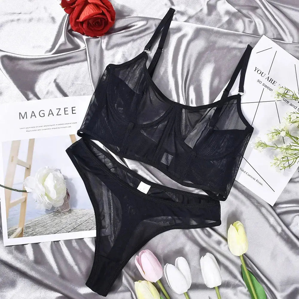 Shimmering Secrets Bra Set Lacy Bliss0212 Lingerie & Intimates