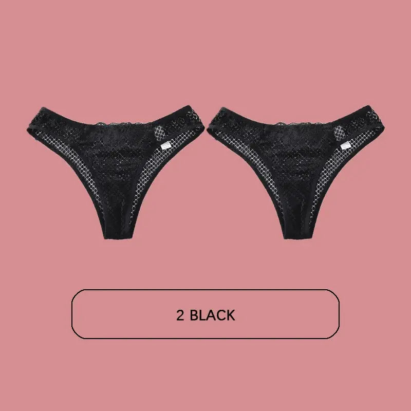 Reach Your Heart Panties Set Lacy Bliss Panties