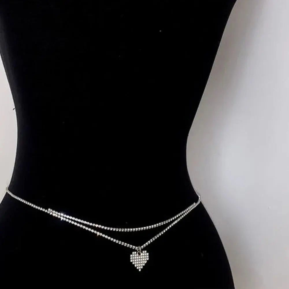 Lacy Bliss™ A Heart To Break Belly Chain Maimoco Body Jewelry