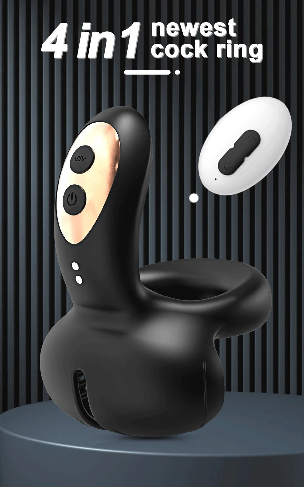 ๐ฅ2025 Cock Ring 4 in 1 Couple Toy Penis Ring Nighty