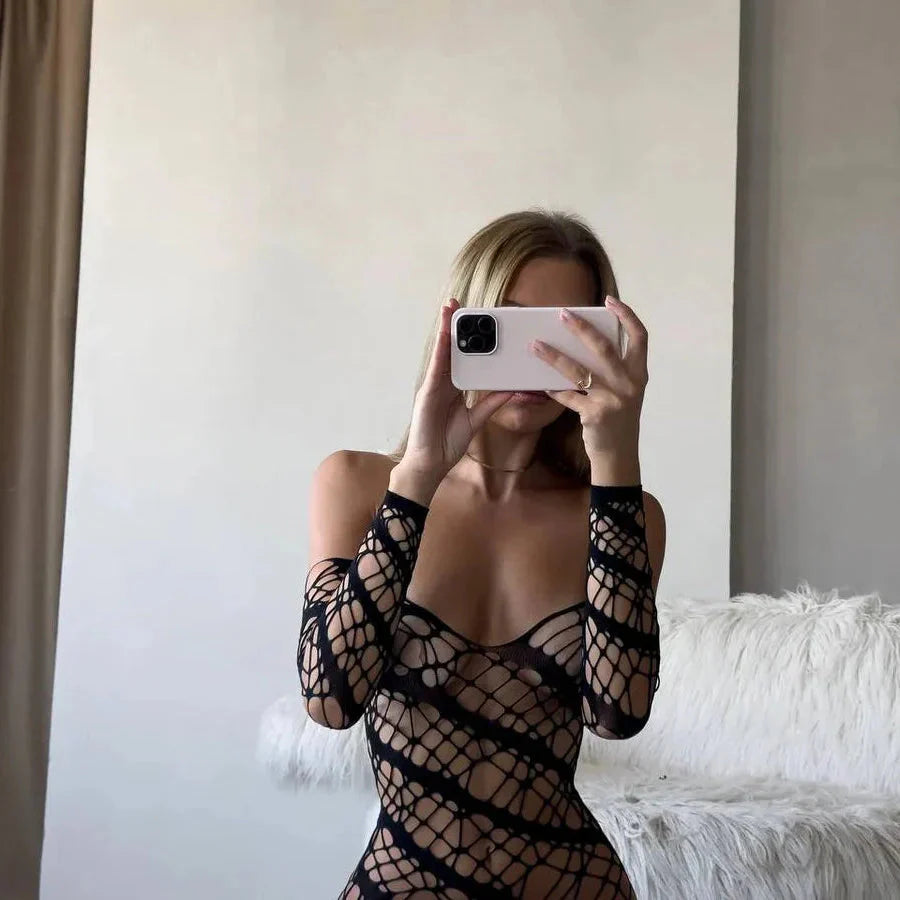 Lacy Bliss™ Lace Full Bodystocking Hemiras lingerie