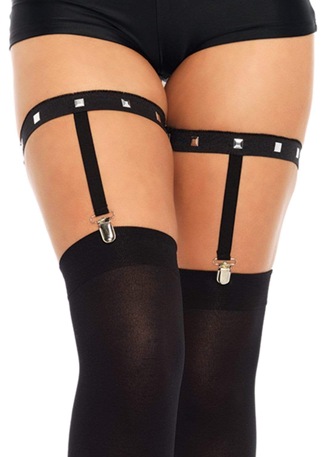 Lacy Bliss™ Studded Elastic Garter Suspender Leg Avenue Hosiery