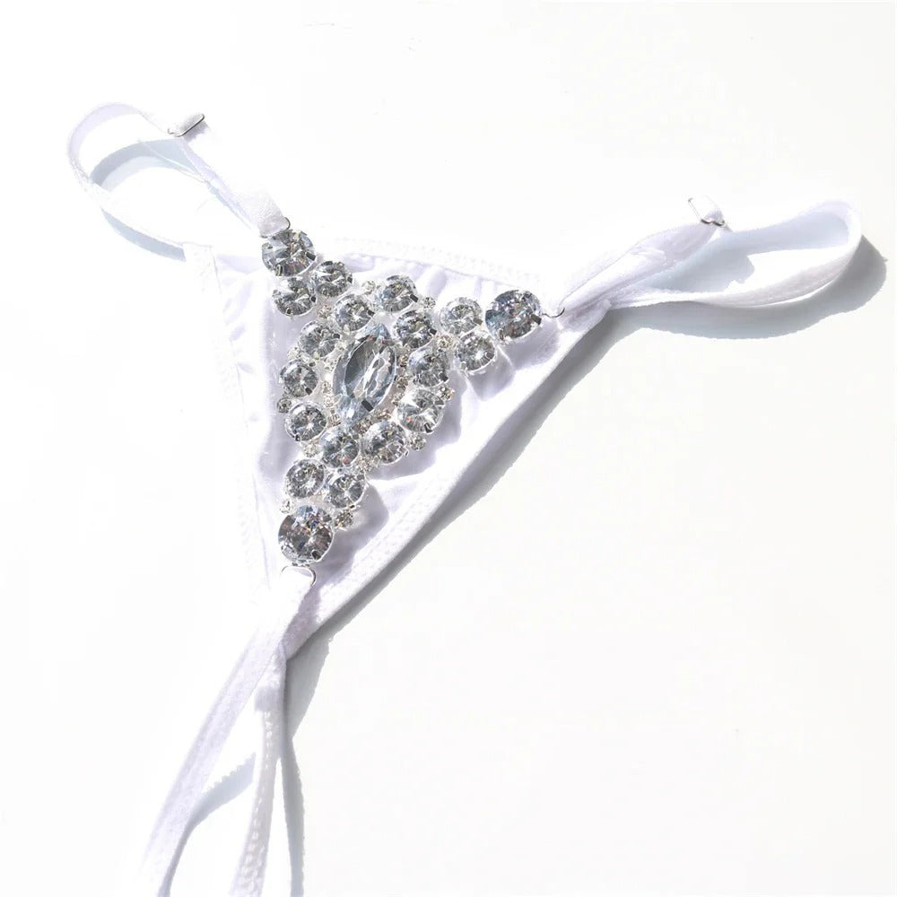Lacy Bliss™ Rhinestones Thong Lacy Bliss Panties