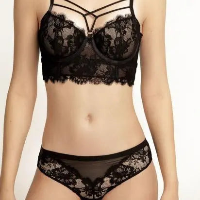 LaycyNighty™ Priscilla's Push Up Set Lacy Bliss0312 Lingerie Set