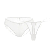 white Brief and Thong