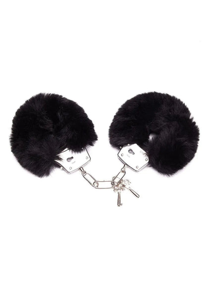 Lacy Bliss™ Plush Faux Fur Handcuffs Lavah Intimates