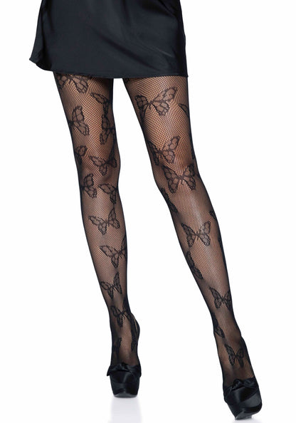 Lacy Bliss™ Butterfly Net Tights Leg Avenue Hosiery