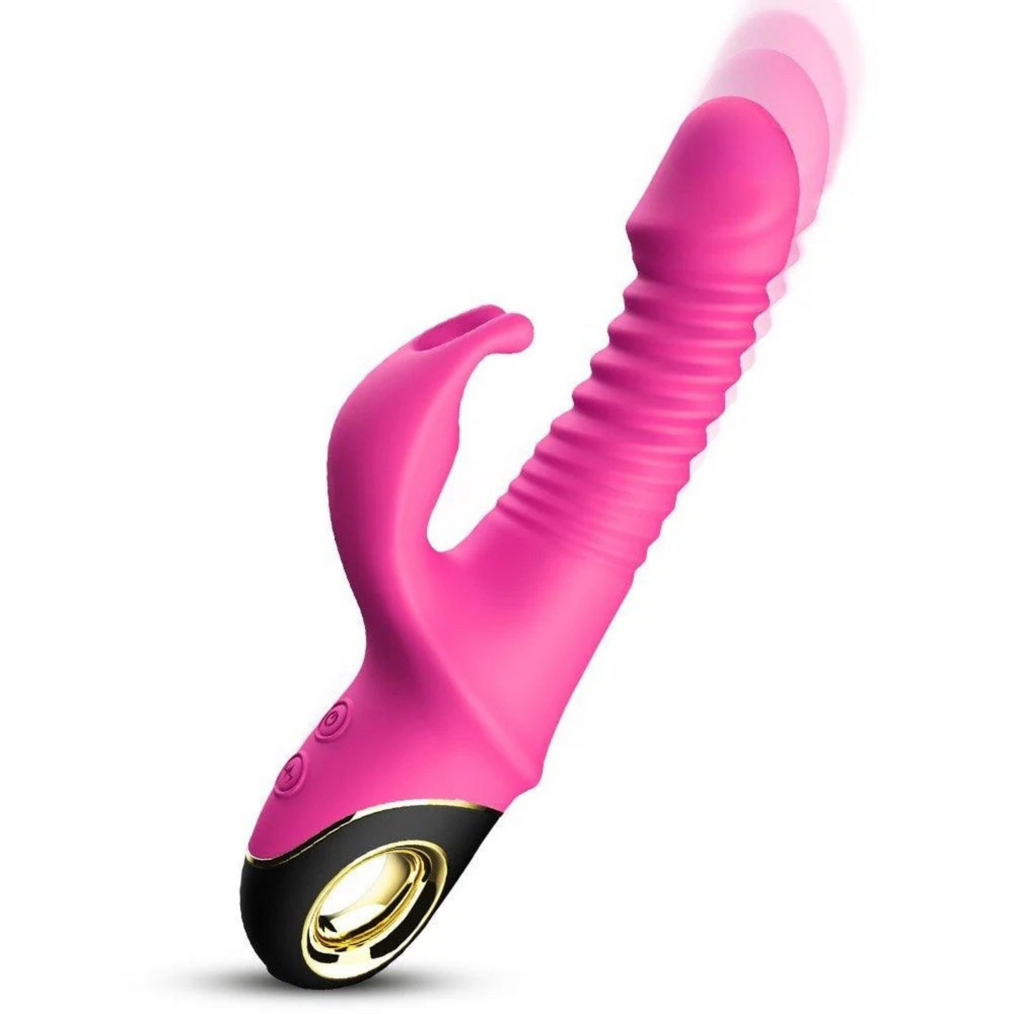 Baddie Power Thrust Rabbit Vibrator Lacy Bliss