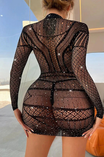 SparkleMesh Allure Bodysuit (7 Colors) Lacy Bliss