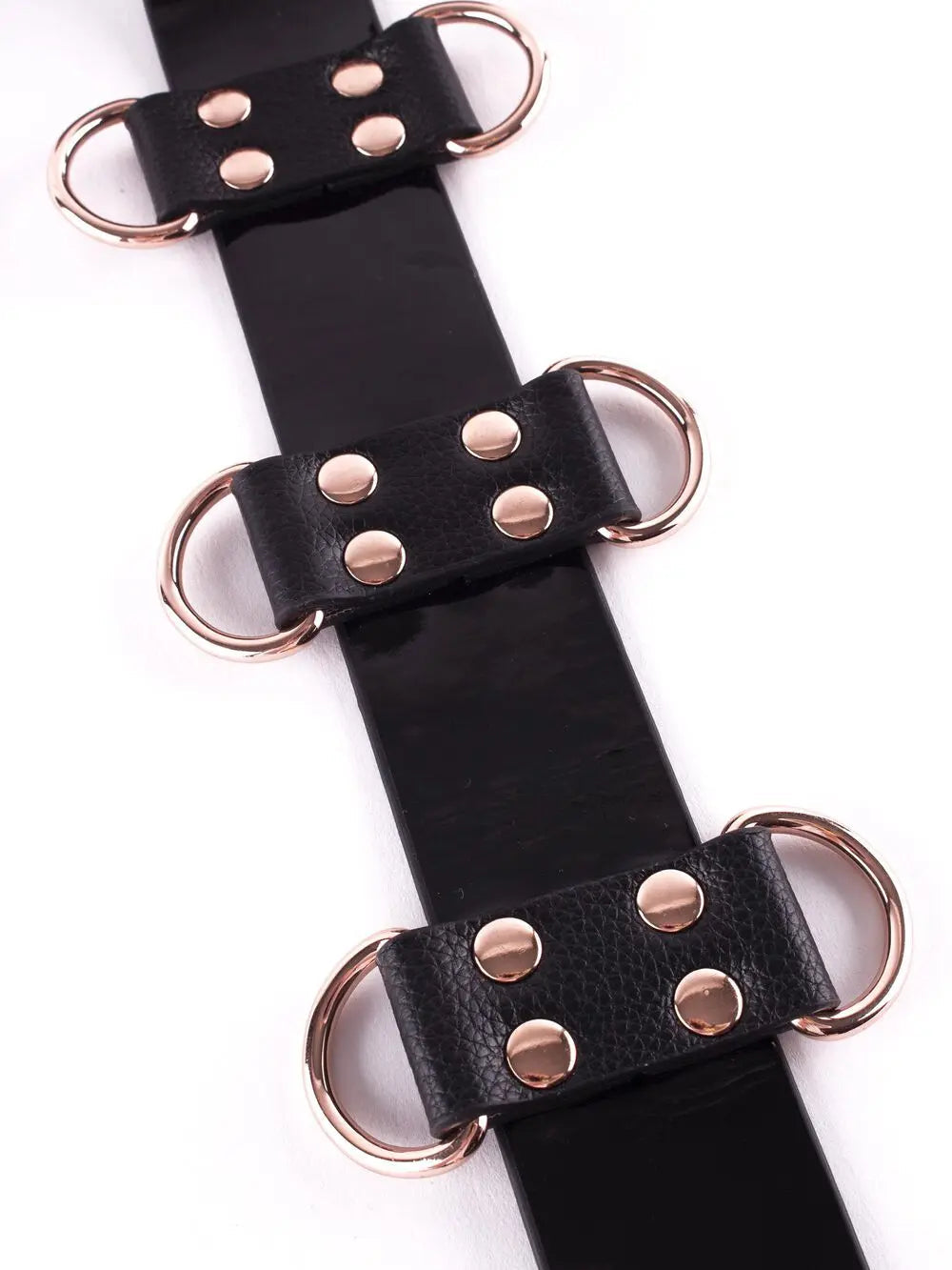 Lacy Bliss™ Signature Faux Leather Neck to Wrist Restraint Lavah Intimates