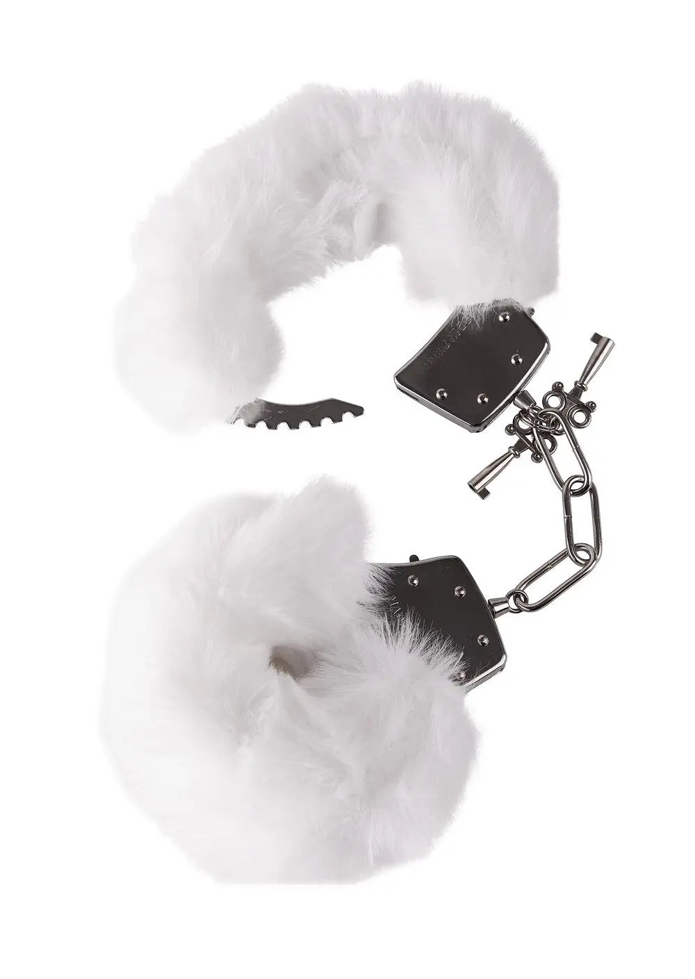 Lacy Bliss™ Plush Faux Fur Handcuffs Lavah Intimates