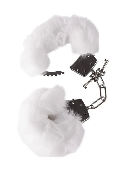 Lacy Bliss™ Plush Faux Fur Handcuffs Lavah Intimates