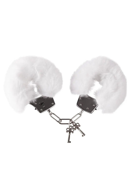 Lacy Bliss™ Plush Faux Fur Handcuffs Lavah Intimates
