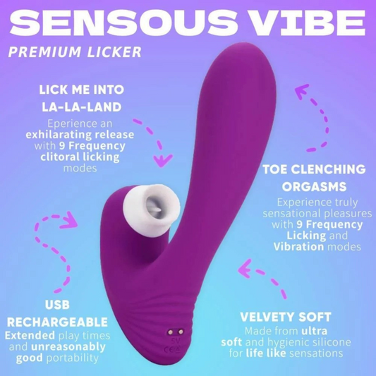 The Sensous Vibe Premium Licker Lacy Bliss