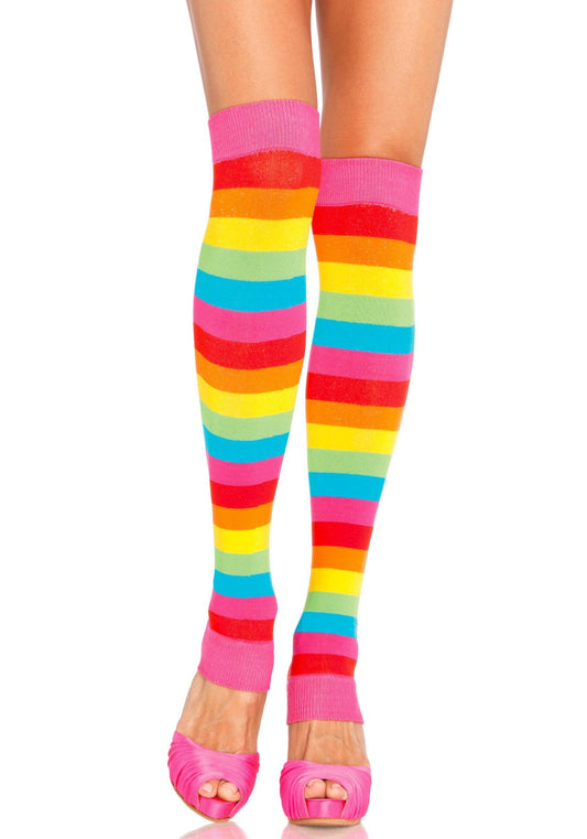 Lacy Bliss™ Rainbow Leg Warmers Leg Avenue Hosiery