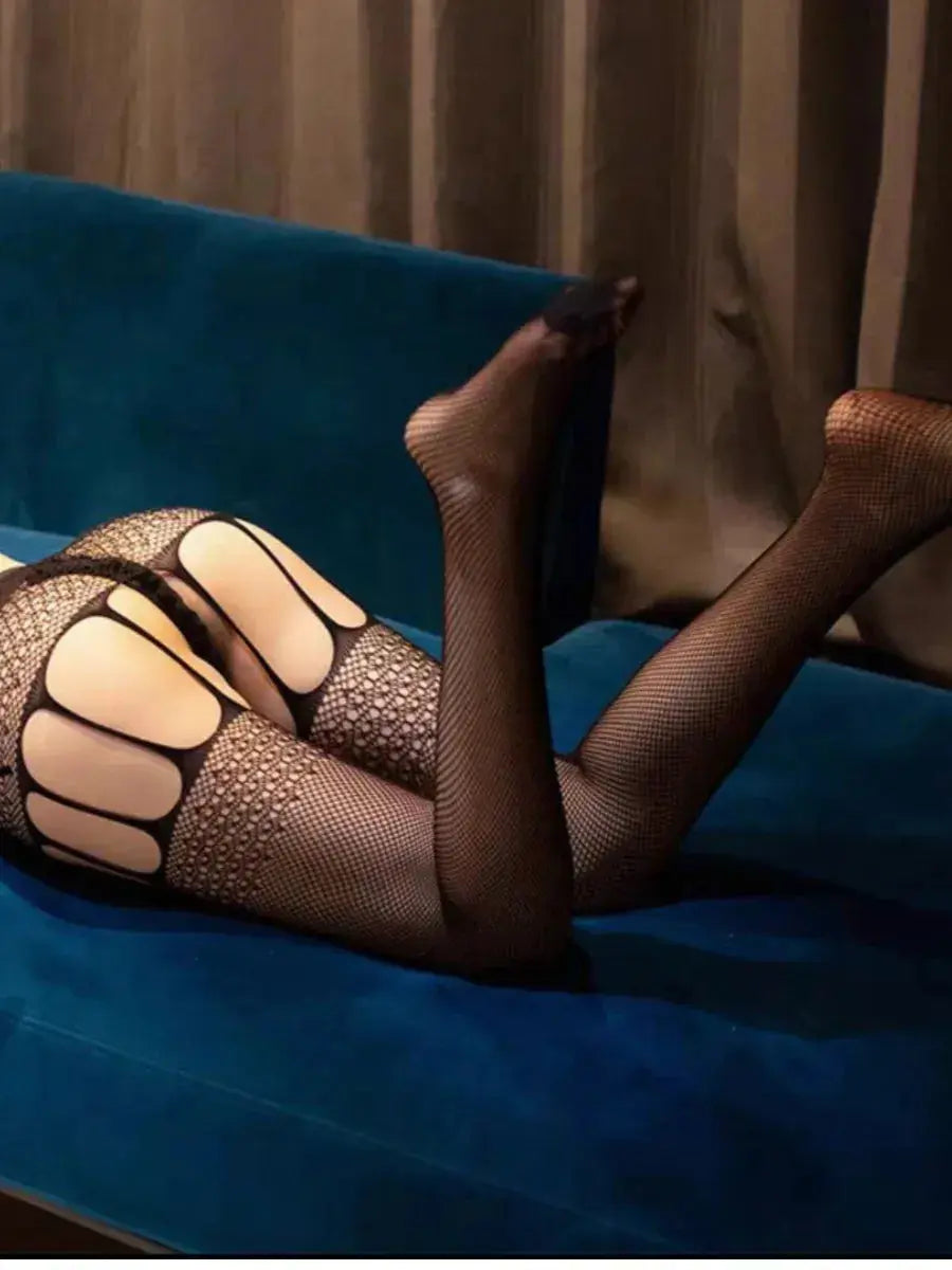 Lacy Bliss™ Midnight Allure Pantyhose Lacy Bliss