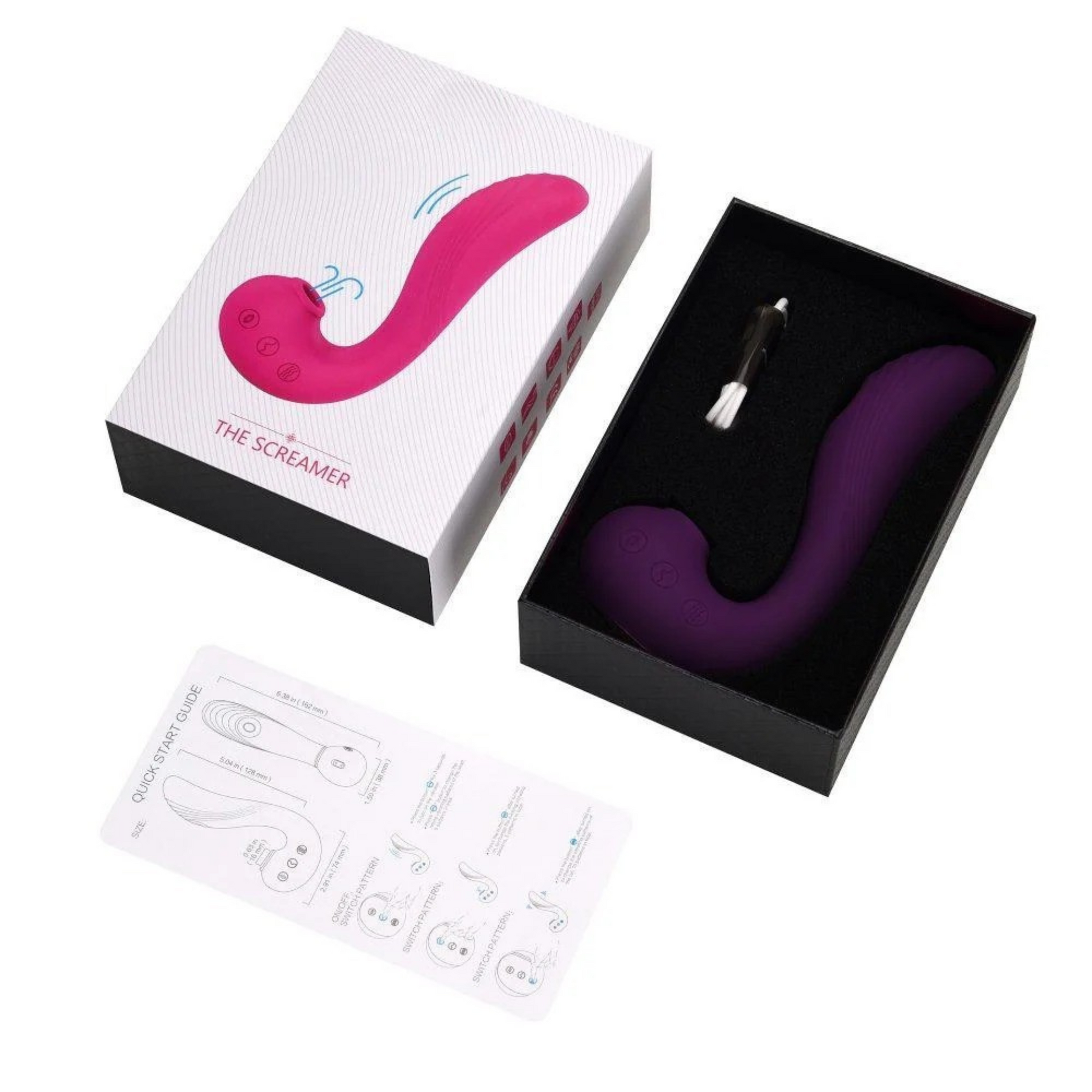 The Screamer Sucking Massager Lacy Bliss