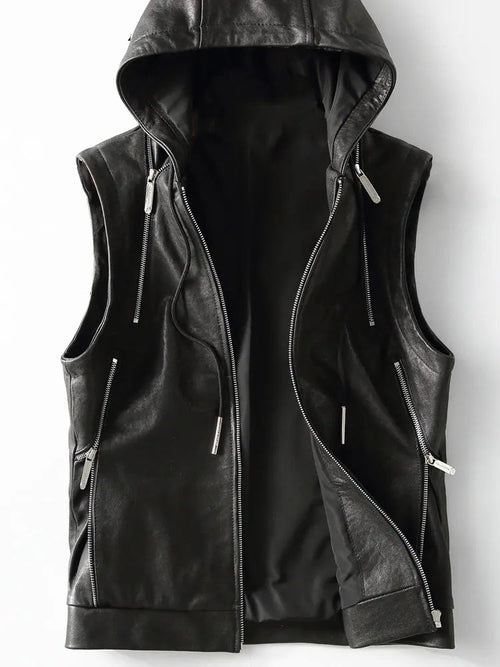 Leather Vest for Men Lacy0301