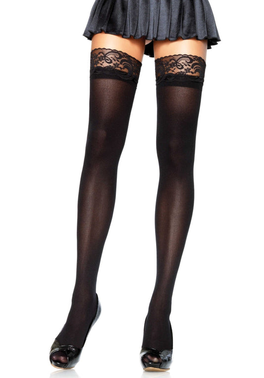 Lacy Bliss™ Thigh High with Lace Top Leg Avenue Hosiery