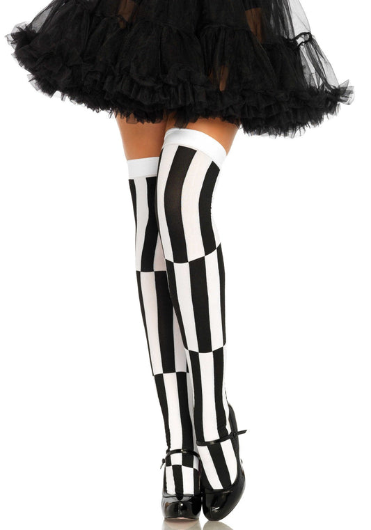 Lacy Bliss™ Woven Optical Illusion Thigh Highs Leg Avenue Hosiery