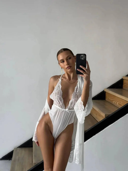 Lacy Bliss™ Enchanting Lace Teddy Lacy Bliss