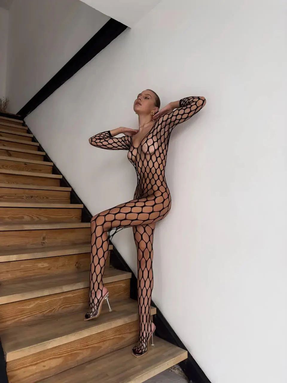 Lacy Bliss™ Elara Bodystocking Lacy Bliss