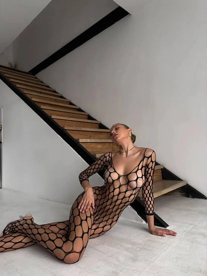 Lacy Bliss™ Elara Bodystocking Lacy Bliss