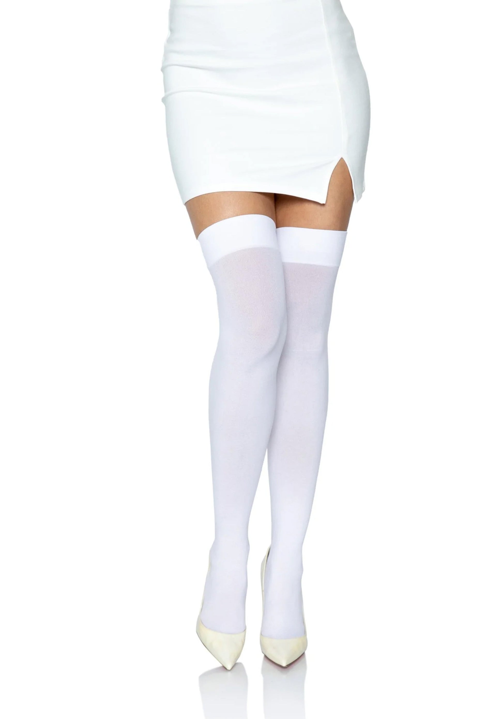 Lacy Bliss™ Nylon Thigh Highs Leg Avenue Hosiery