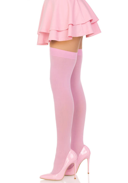 Lacy Bliss™ Nylon Thigh Highs Leg Avenue Hosiery