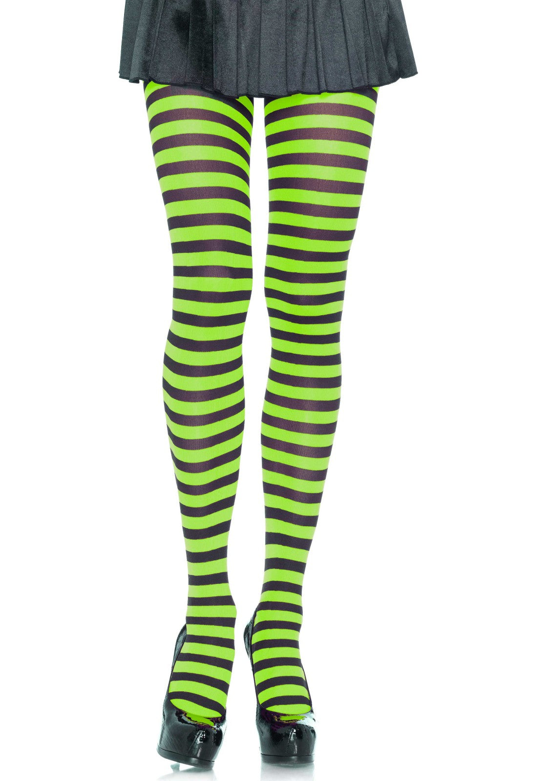 Lacy Bliss™ Nylon Striped Pantyhose Leg Avenue Hosiery