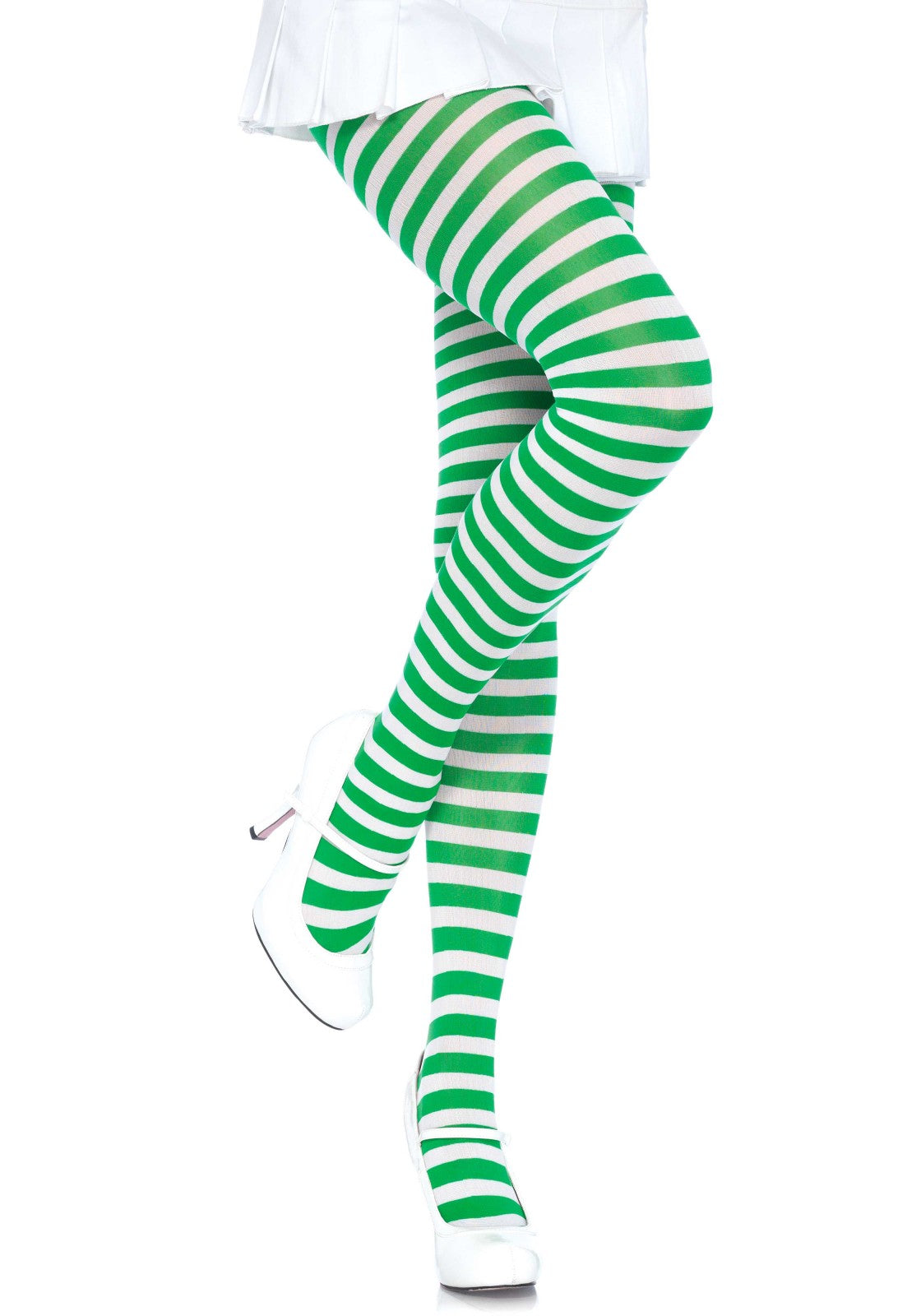 Lacy Bliss™ Nylon Striped Pantyhose Leg Avenue Hosiery